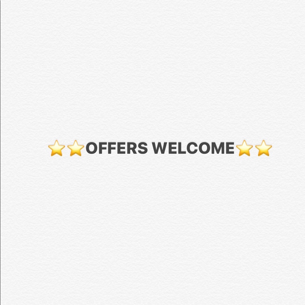 OFFERS WELCOME